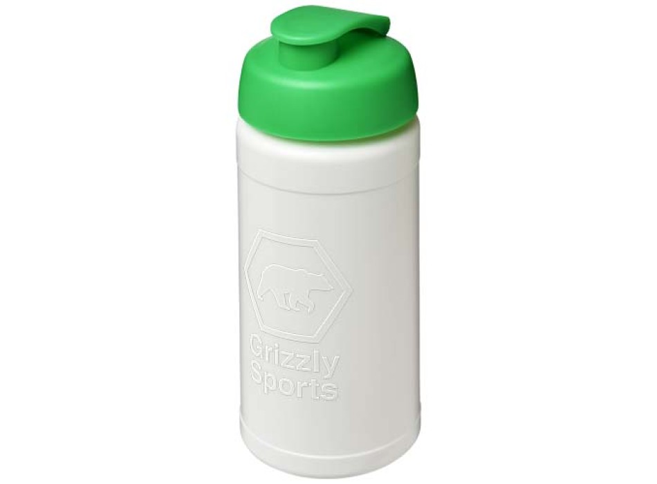 Borraccia sportiva in materiale riciclato con coperchio a scatto da 500 ml Baseline Rise