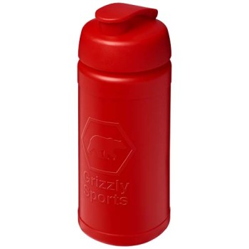 Borraccia sportiva in materiale riciclato con coperchio a scatto da 500 ml Baseline Rise