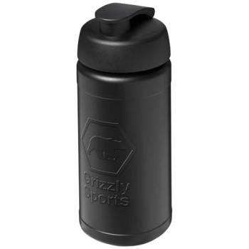 Borraccia sportiva in materiale riciclato con coperchio a scatto da 500 ml Baseline Rise