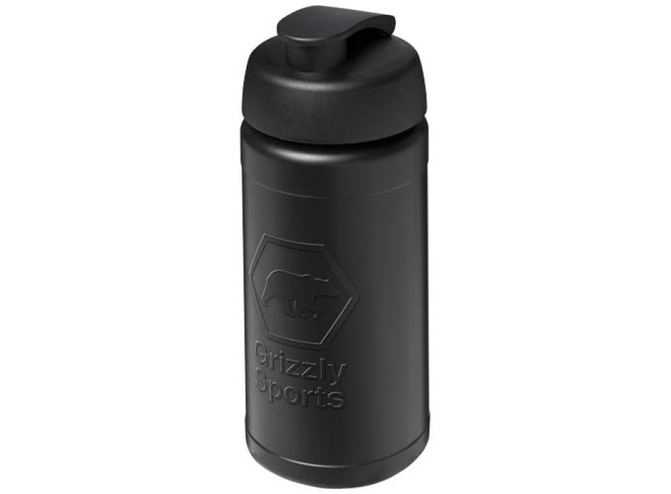 Borraccia sportiva in materiale riciclato con coperchio a scatto da 500 ml Baseline Rise