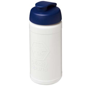 Borraccia sportiva in materiale riciclato con coperchio a scatto da 500 ml Baseline Rise