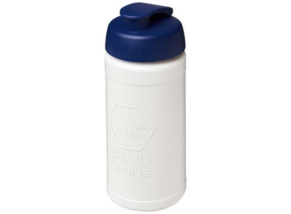Borraccia sportiva in materiale riciclato con coperchio a scatto da 500 ml Baseline Rise