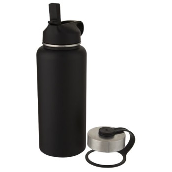 Borraccia sportiva Supra da 1l con isolamento sottovuoto in rame con 2 coperchi
