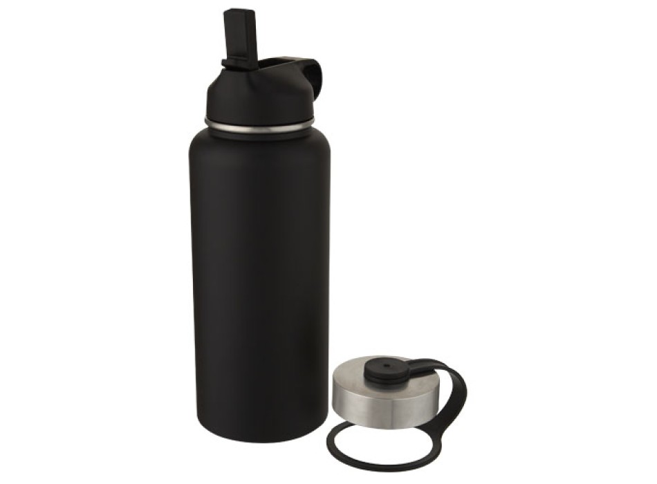 Borraccia sportiva Supra da 1l con isolamento sottovuoto in rame con 2 coperchi