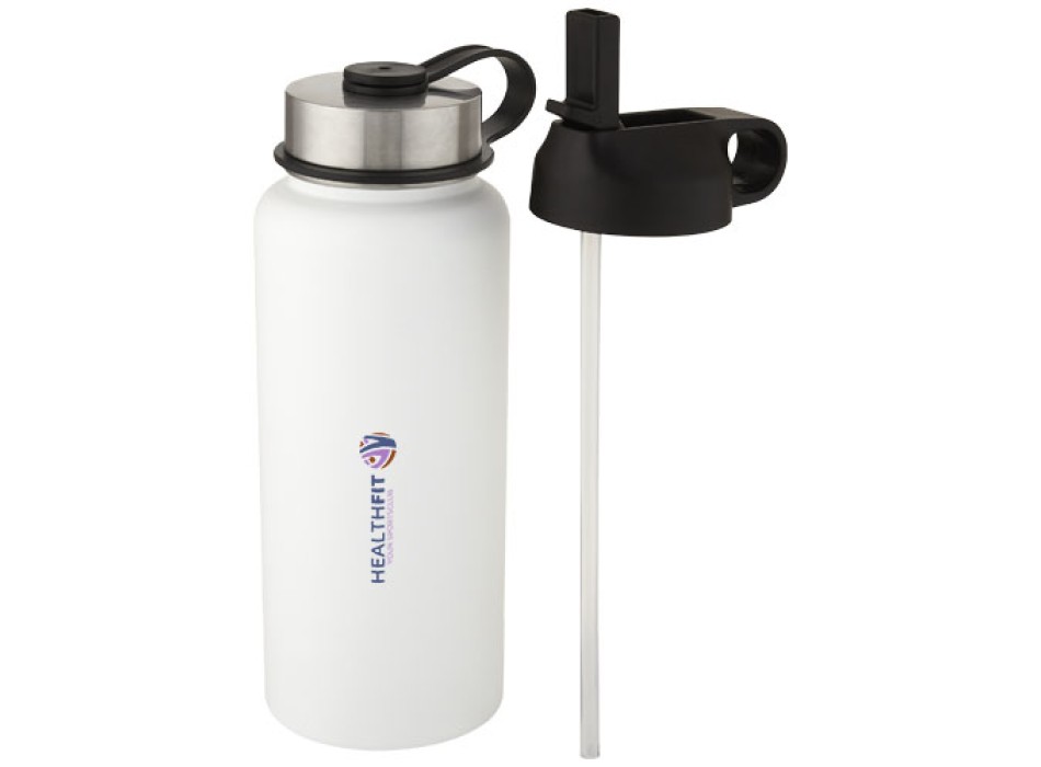 Borraccia sportiva Supra da 1l con isolamento sottovuoto in rame con 2 coperchi