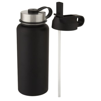 Borraccia sportiva Supra da 1l con isolamento sottovuoto in rame con 2 coperchi