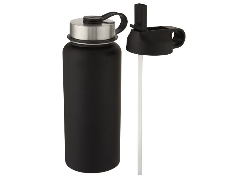 Borraccia sportiva Supra da 1l con isolamento sottovuoto in rame con 2 coperchi