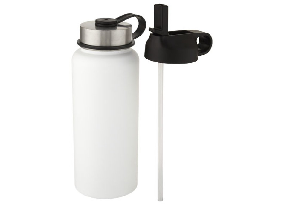 Borraccia sportiva Supra da 1l con isolamento sottovuoto in rame con 2 coperchi