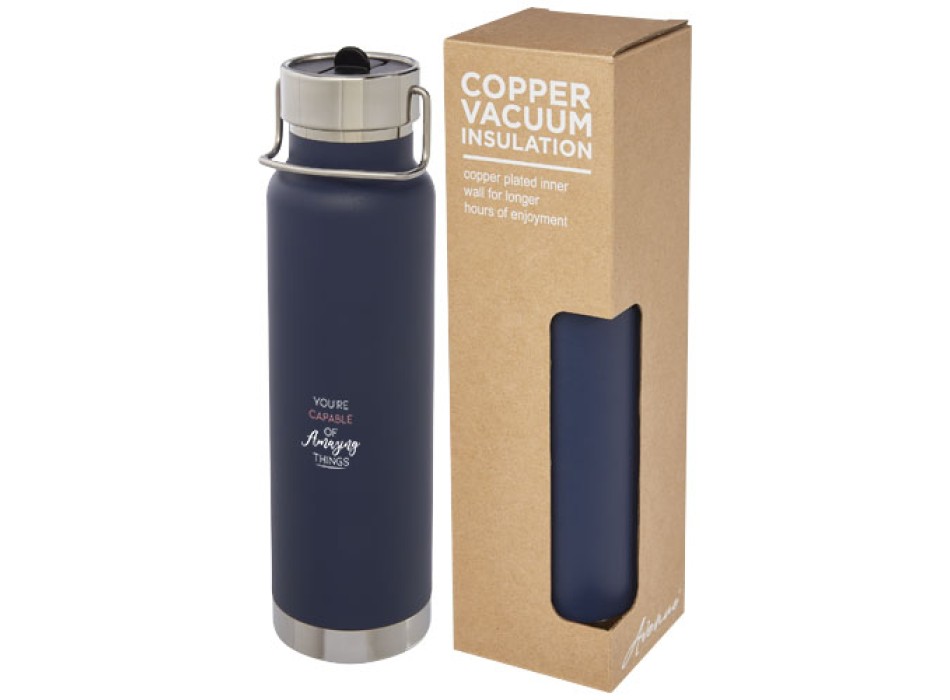Borraccia sportiva Thor da 750 ml con isolamento sottovuoto in rame