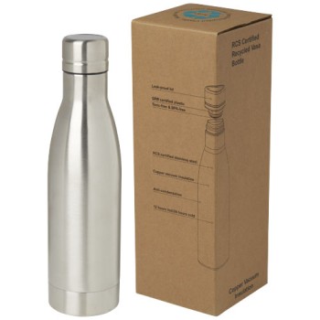Borraccia termica con isolamento sottovuoto in rame e acciaio inossidabile riciclato certificato RCS da 500 ml Vasa