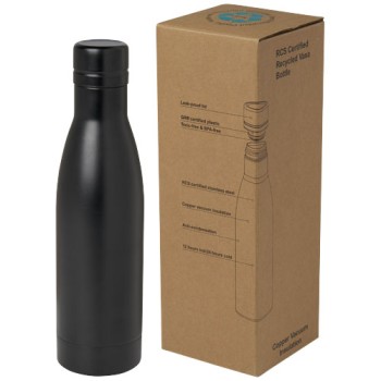 Borraccia termica con isolamento sottovuoto in rame e acciaio inossidabile riciclato certificato RCS da 500 ml Vasa