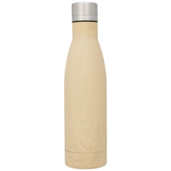 Borraccia termica con isolamento sottovuoto in rame effetto legno da 500 ml Vasa