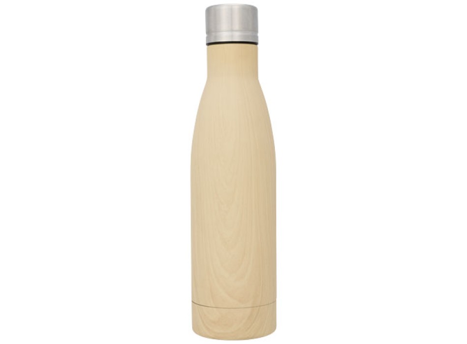 Borraccia termica con isolamento sottovuoto in rame effetto legno da 500 ml Vasa