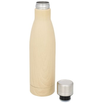 Borraccia termica con isolamento sottovuoto in rame effetto legno da 500 ml Vasa