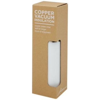 Borraccia termica in acciaio inossidabile con isolamento sottovuoto in rame e coperchio in bambù da 540 ml Hulan