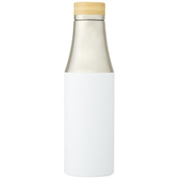 Borraccia termica in acciaio inossidabile con isolamento sottovuoto in rame e coperchio in bambù da 540 ml Hulan