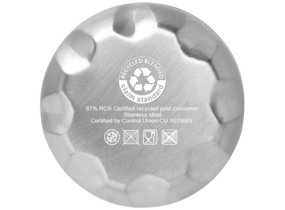 Borraccia termica in acciaio inossidabile riciclato certificato RCS con isolamento sottovuoto in rame da 500 ml Cove 