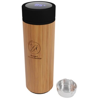 Borraccia termica SCX.design D11 da 500 ml in bambù