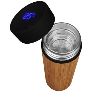 Borraccia termica SCX.design D11 da 500 ml in bambù