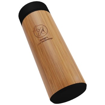 Borraccia termica SCX.design D11 da 500 ml in bambù