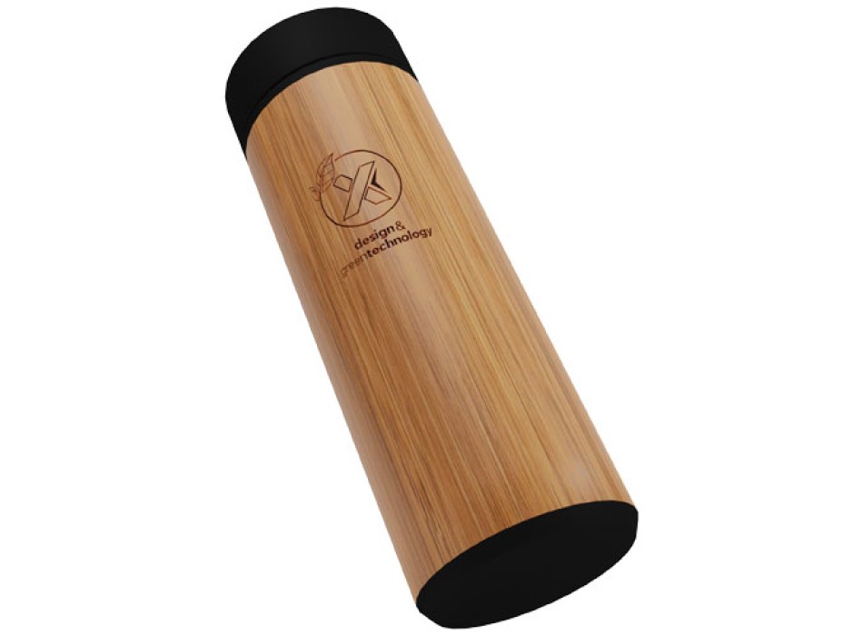 Borraccia termica SCX.design D11 da 500 ml in bambù
