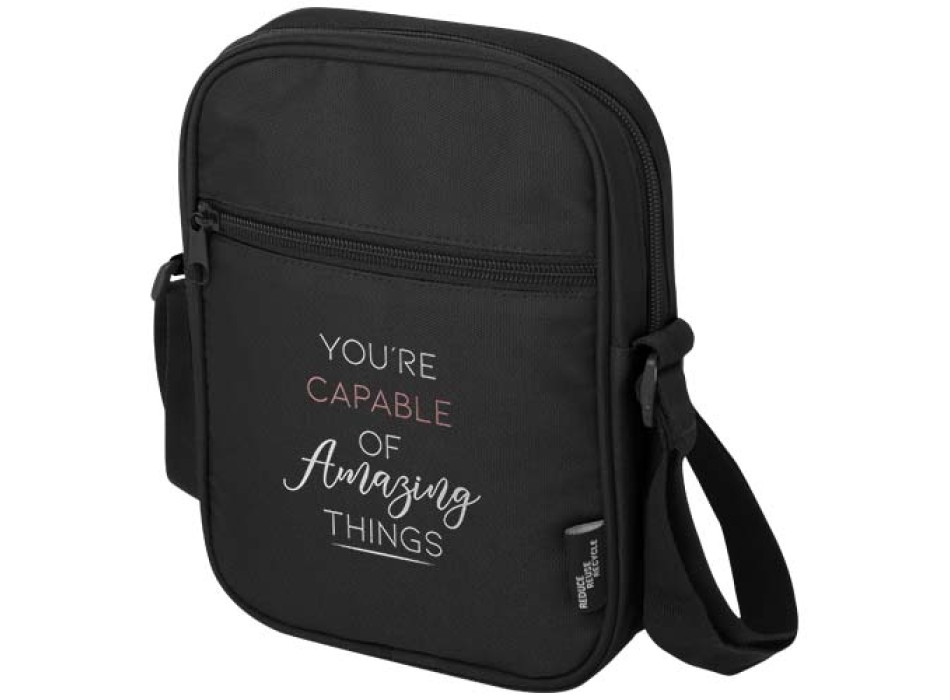 Borsa a tracolla in materiale riciclato certificato GRS Byron 2l