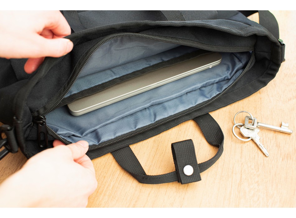 Borsa a tracolla portacomputer da 15 pollici in poliestere 900 D Dean