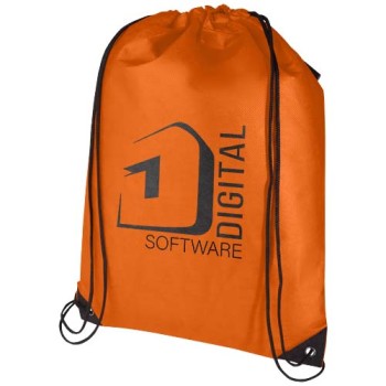 Borsa con coulisse in tessuto non tessuto riciclato certificato GRS Evergreen - 5L