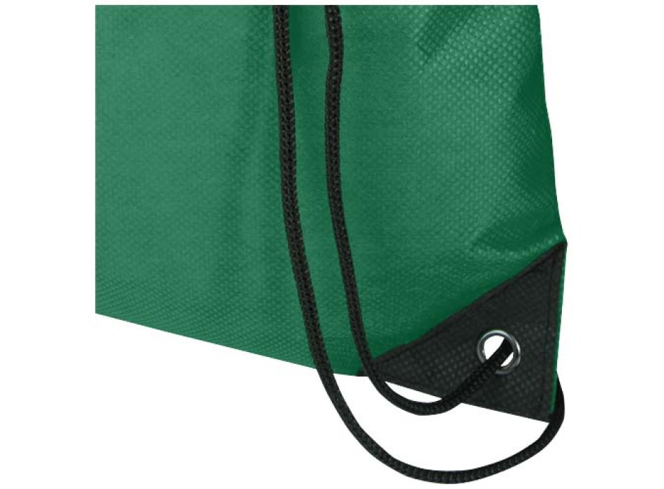 Borsa con coulisse in tessuto non tessuto riciclato certificato GRS Evergreen - 5L