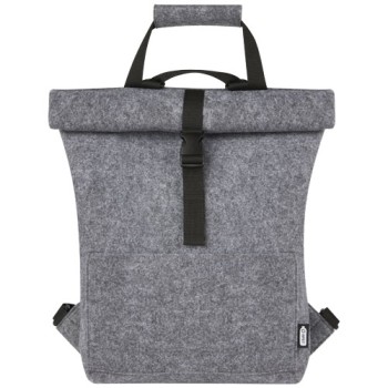 Borsa per bicicletta con chiusura arrotolabile in feltro riciclato GRS Felta - 13L