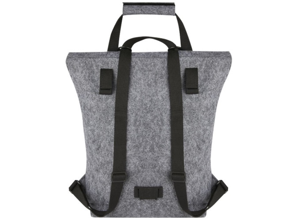 Borsa per bicicletta con chiusura arrotolabile in feltro riciclato GRS Felta - 13L