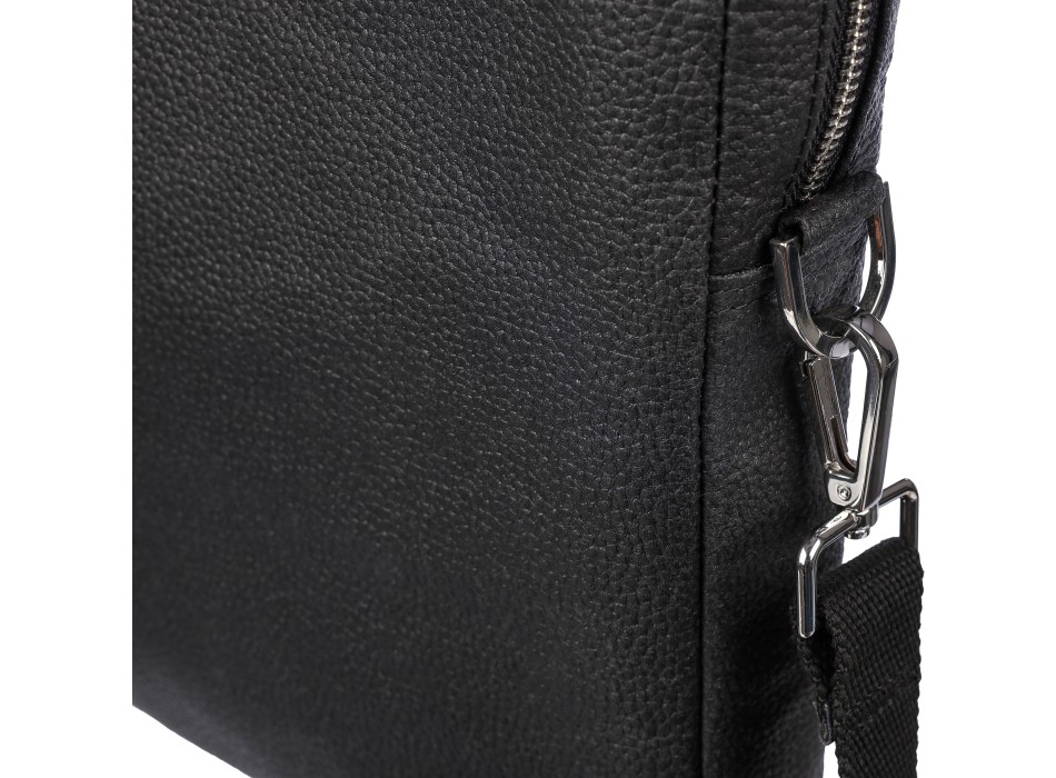 Borsa per laptop in pelle di pomodoro Lillian