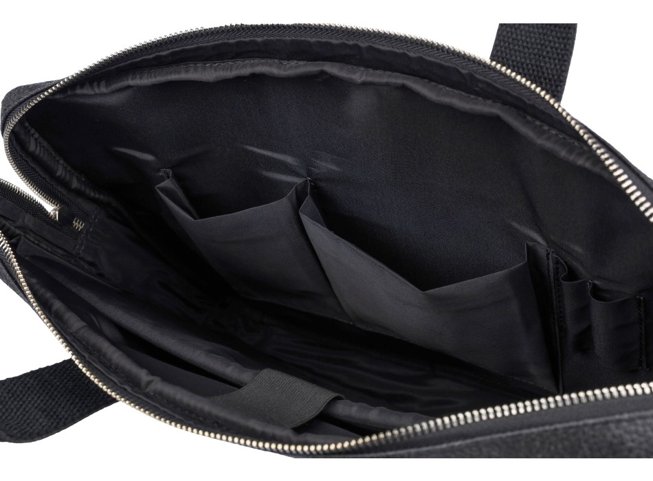 Borsa per laptop in pelle di pomodoro Lillian