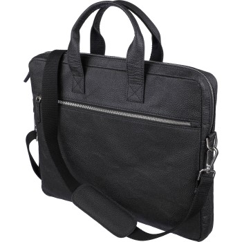 Borsa per laptop in pelle di pomodoro Lillian