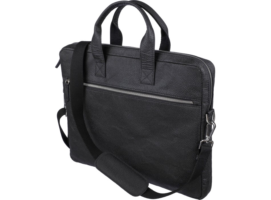 Borsa per laptop in pelle di pomodoro Lillian