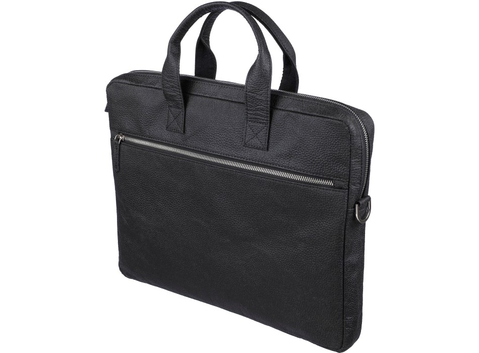 Borsa per laptop in pelle di pomodoro Lillian