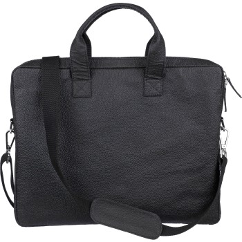 Borsa per laptop in pelle di pomodoro Lillian