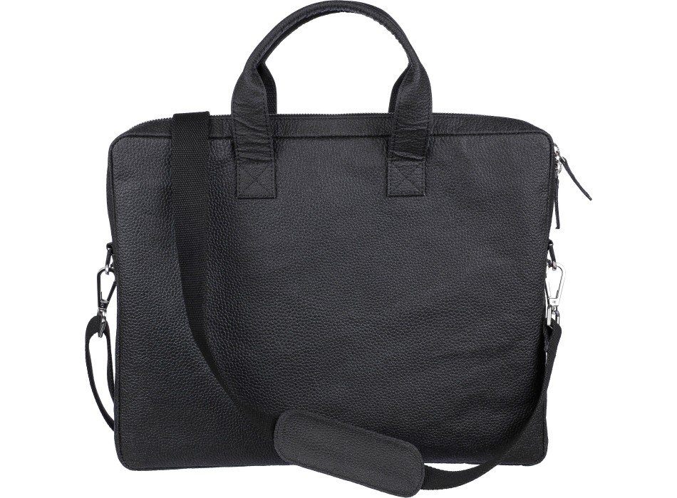 Borsa per laptop in pelle di pomodoro Lillian