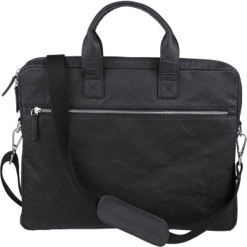 Borsa per laptop in pelle di pomodoro Lillian