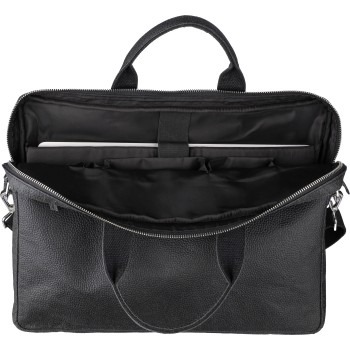 Borsa per laptop in pelle di pomodoro Lillian