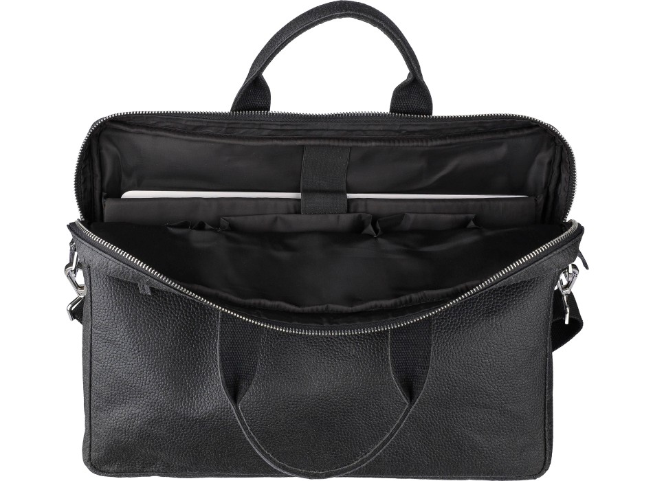 Borsa per laptop in pelle di pomodoro Lillian