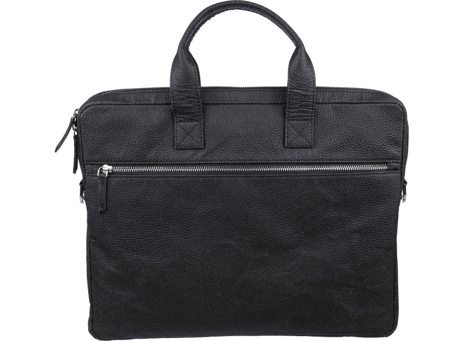 Borsa per laptop in pelle di pomodoro Lillian