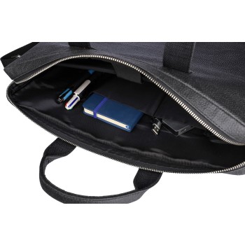 Borsa per laptop in pelle di pomodoro Lillian