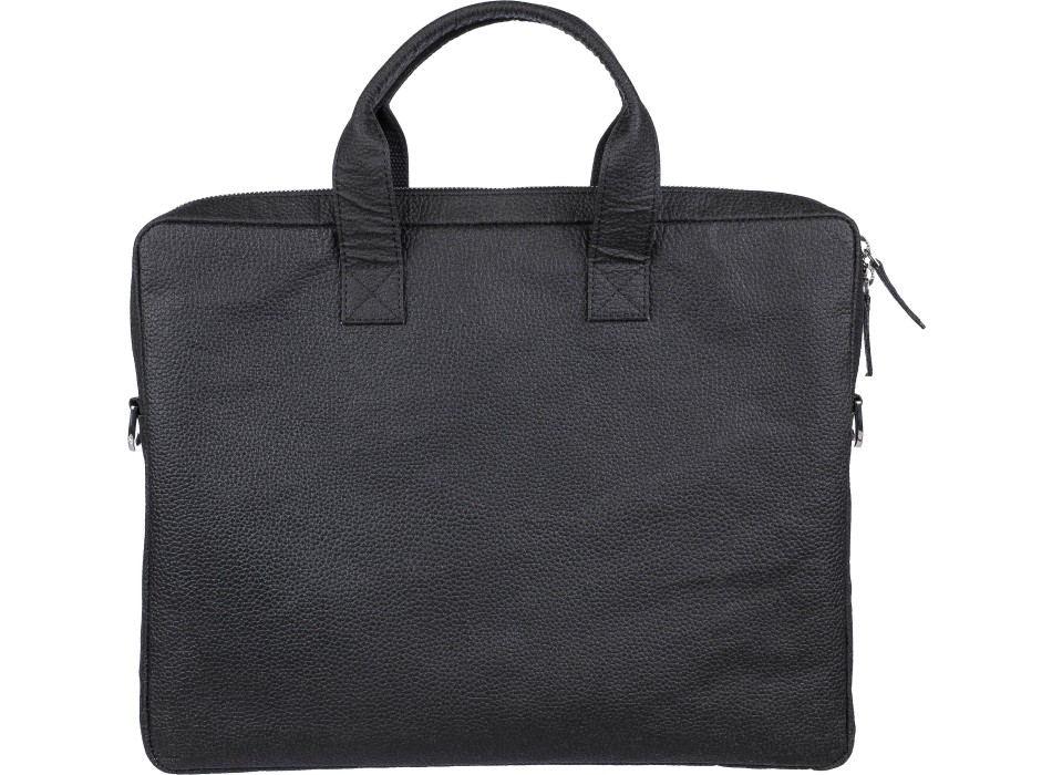 Borsa per laptop in pelle di pomodoro Lillian