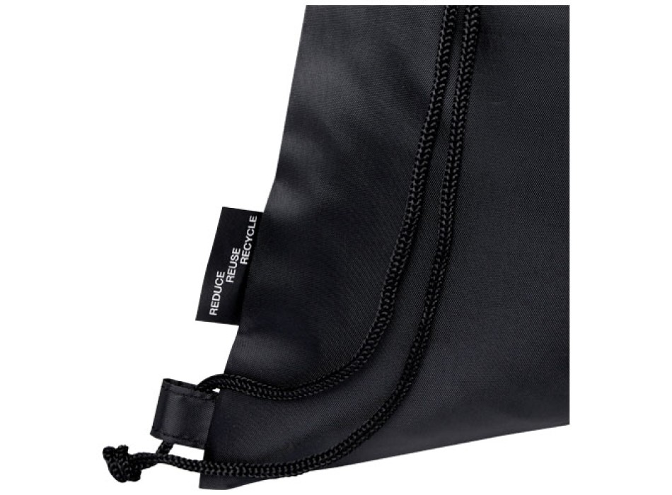Borsa pieghevole con coulisse in materiale riciclato Ash - 7L