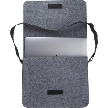 Borsa portacomputer in feltro rPET Layla