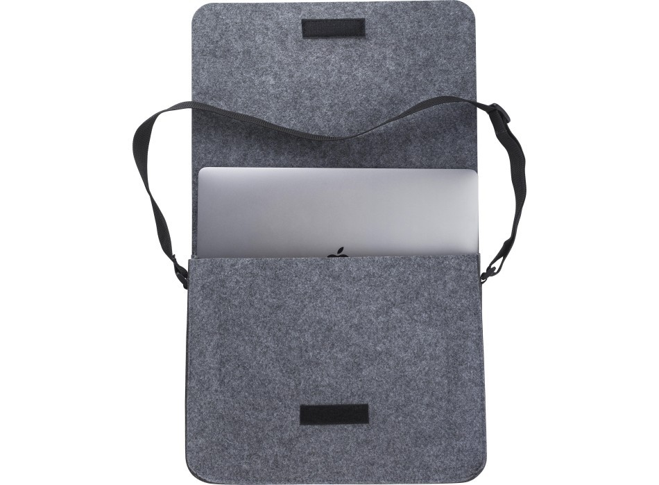 Borsa portacomputer in feltro rPET Layla
