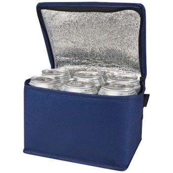 Borsa termica con capacità per 6 lattine in tessuto non tessuto riciclato certificato GRS Spectrum - 4L