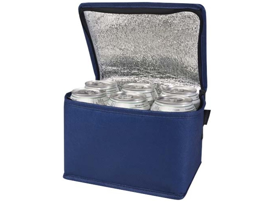 Borsa termica con capacità per 6 lattine in tessuto non tessuto riciclato certificato GRS Spectrum - 4L
