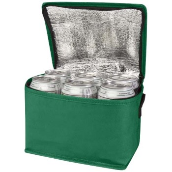 Borsa termica con capacità per 6 lattine in tessuto non tessuto riciclato certificato GRS Spectrum - 4L